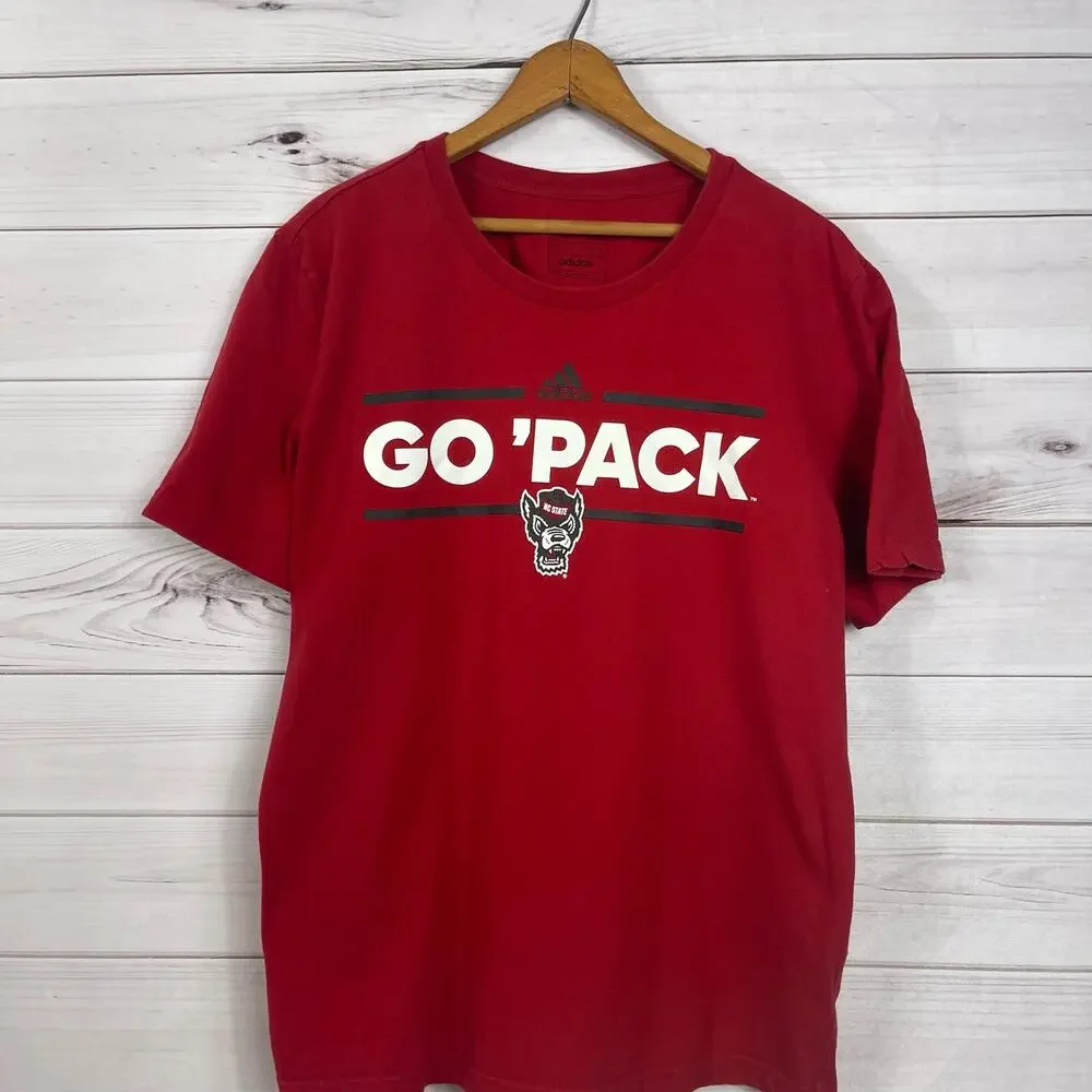 North Carolina State Wolfpack‎ Tee Adidas Mens Large